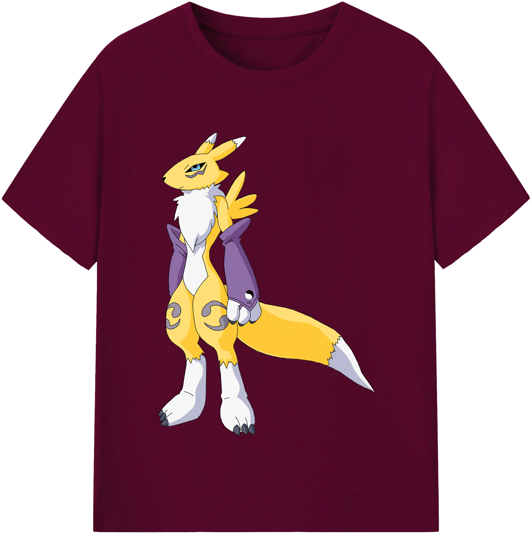 （画像用） Digimon デジタルモンスター/デジモン レディースカジュアルプリントTシャツ（綿100％）